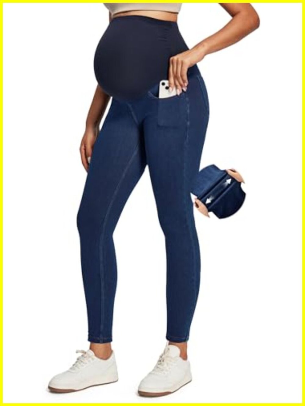 Over Belly Denim Stretch Pull On with Pockets
